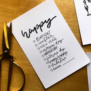 Happy - la tarjeta para muchas ocasiones