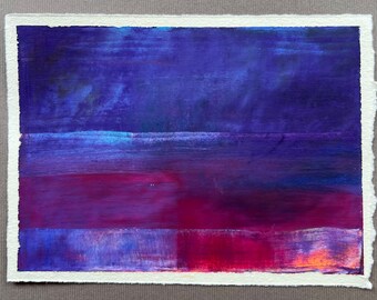 Abstract Painting / Original Artwork / Colorful Minimalist Art