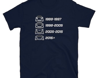 Mx5 Generations (Production year) T-shirt