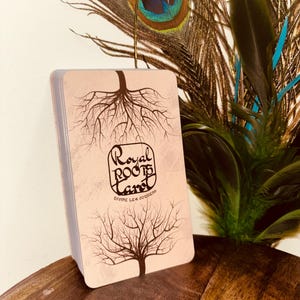 NOVO! O Baralho "Royal Roots Tarot" | Baralho Black Rider Waite | Baralho Melanin Tarot [78 Cartas]