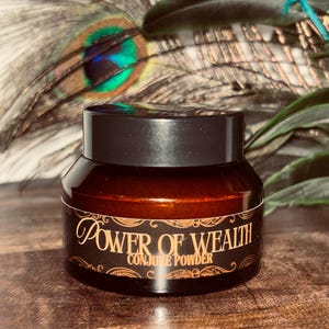 Power of Wealth Spell Powder | Attract FAST luck in Wealth & Prosperity image 1
