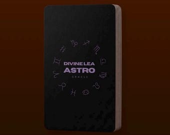 Goddelijke Lea Astro-orakelspel [70 KAARTEN] Astrologie-orakelspel | Tool voor studenten astrologie | Nauwkeurige astrologische voorspellingen Oracle Deck