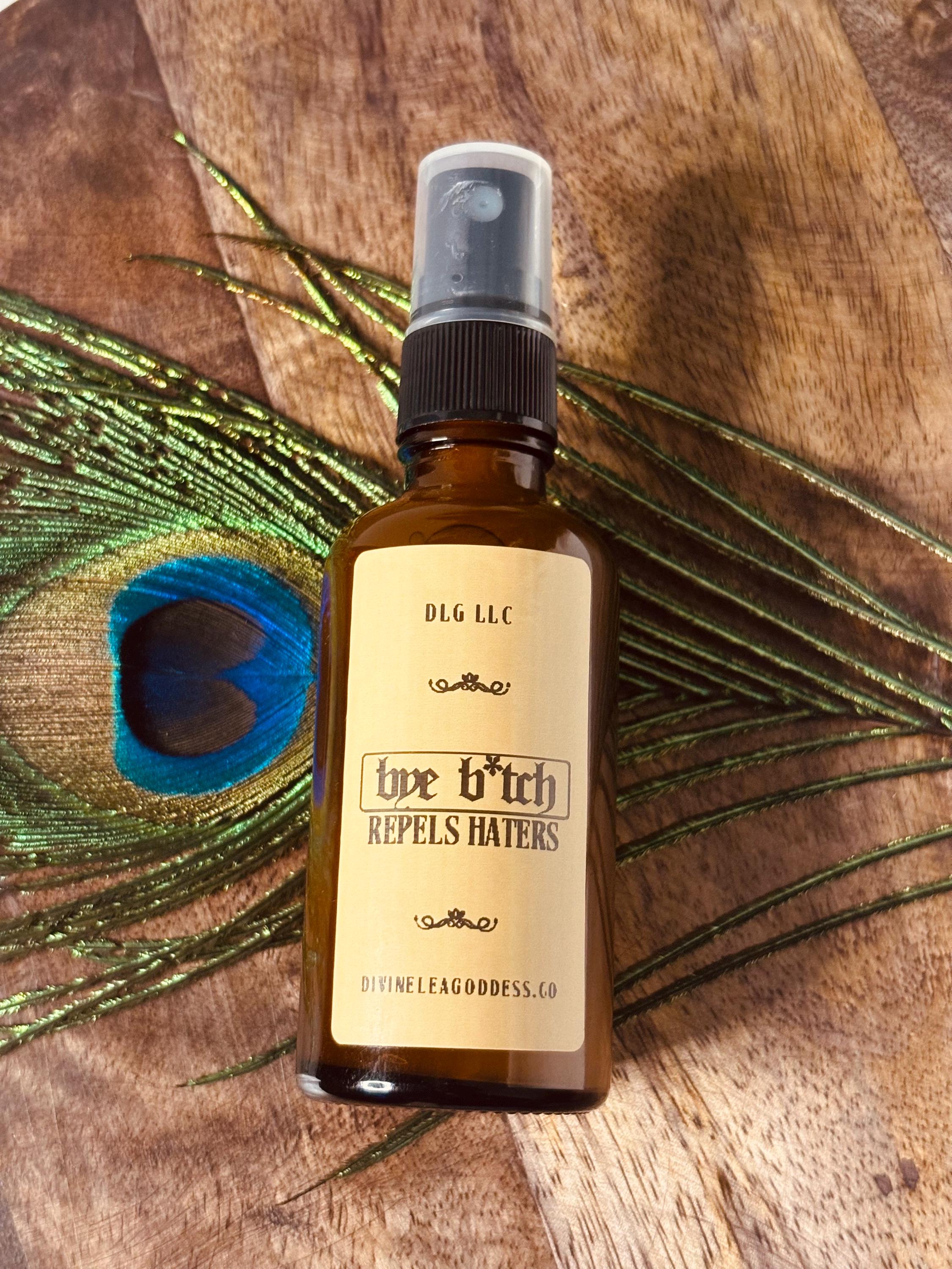 Bye B*tch Conjure Spray | Repels Haters, Repels Evil Eye, Removes negative energy projected by people or entities, Repels Jealousy + Envy