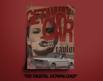 Cartel de T.S. 'Getaway Car' (Descarga digital hd)