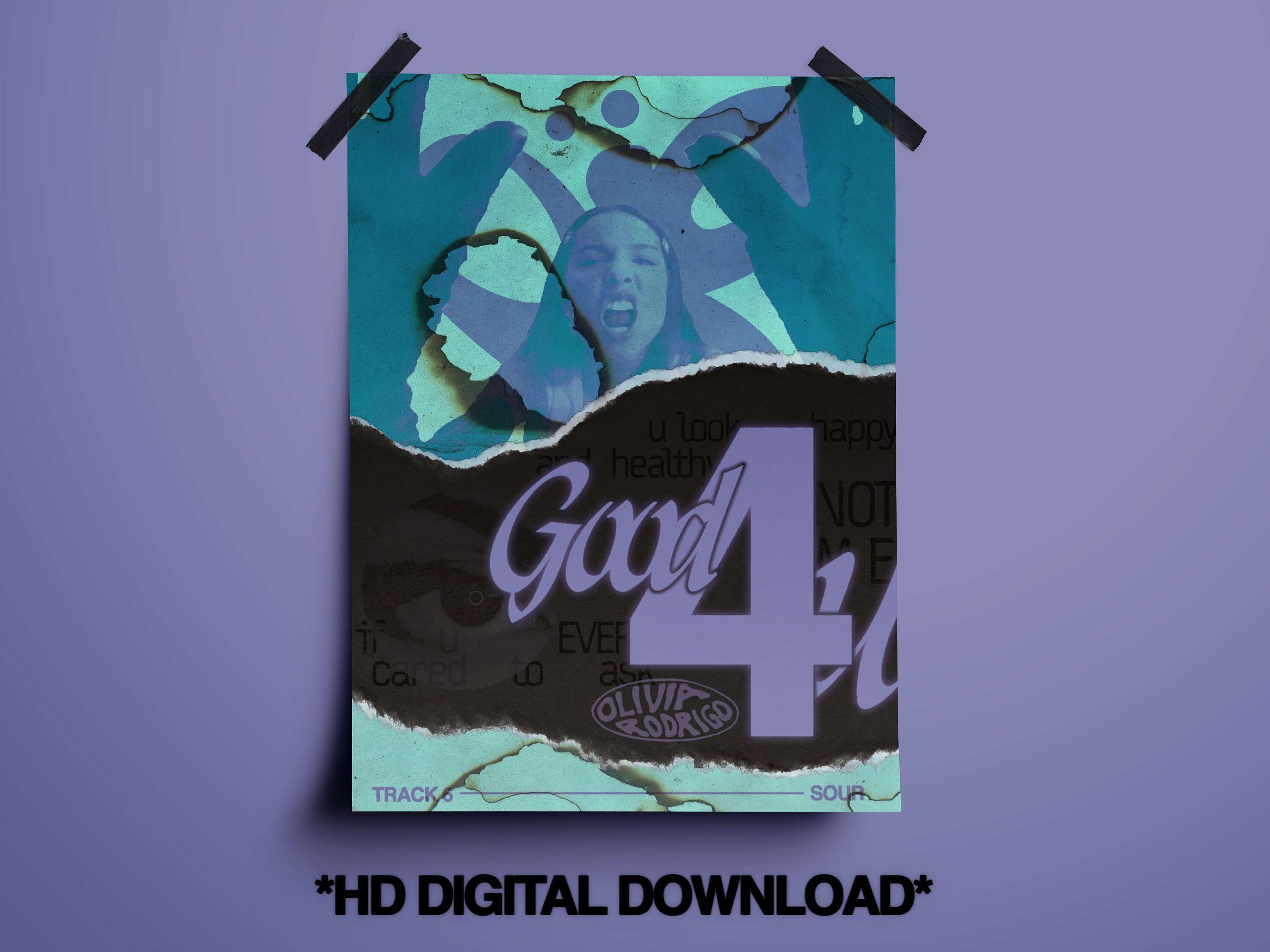 O.R. SOUR 'good 4 U' HD Digital Download - Etsy, image size:3000x2250