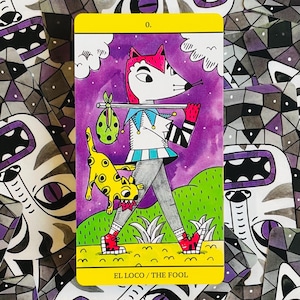 Die Magie Tarot 78 Karten Deck,Tarot,Tarot Deck,Tarot Karten,78 Tarot,Tarot Karten Deck,Ungewöhnliches Tarot,Funky Tarot,Einzigartiges Tarot,Modernes Tarot