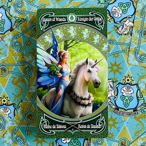 Legends Tarot van Anne Stokes 78 kaartendeck, tarot, tarotkaarten, tarotkaarten, tarotkaarten, 78 tarot, fantasytarot, mythische tarot, natuurtarot