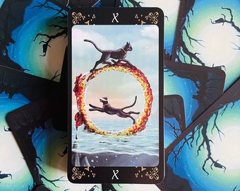 Black Cats Tarot 78 Cards Deck