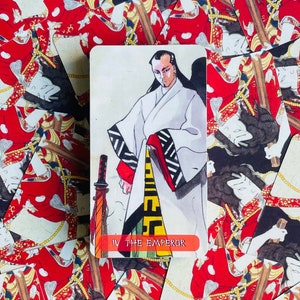 Seltene Samurai Tarot 78 Karten Deck,Tarot,Tarot Deck,Tarot Karten,Tarot Karten Deck,Seltenes Tarot,Einzigartiges Tarot,Out of Print Tarot,Japanisches Tarot