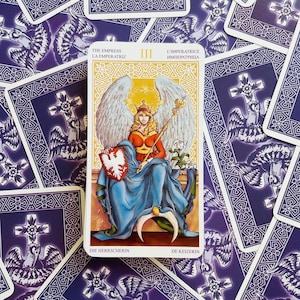 Jeu de 78 cartes Universal Wirth Tarot, Tarot, Tarots, Jeu de tarots, Tarot 78, Jeu de cartes de tarot, Tarot de la kabbale, Tarot kabbalistique, Tarot unique