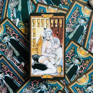 Casanova Tarot 78 Karten Deck,Tarot,Tarot Deck,Tarot Karten,Tarot Karten Deck,78 Tarot Deck,Tarot für Liebe,Sexuelles Tarot,Beziehungs Tarot