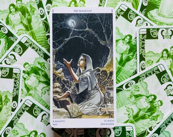 Heidnisches Tarot 78 Karten Deck - Seltene Edition