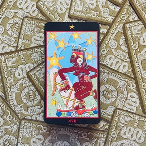 Baraja de 78 cartas del Tarot Maya Raro, Baraja de Tarot, Cartas del Tarot, Baraja de Cartas del Tarot, Baraja de 78 Cartas del Tarot, Tarot Único, Tarot Raro, Tarot Azteca, Tarot Mitología