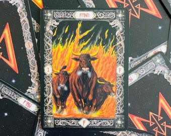 The Magic Power of Runes 25 Cards Deck - Scandinavian Runes