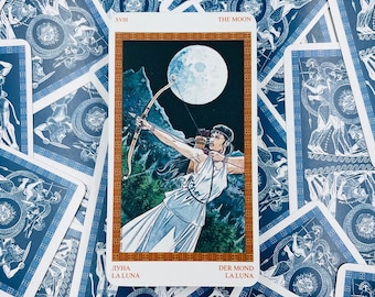 Rare Olympus Tarot 78 Cards Deck - Greek Mythology Tarot