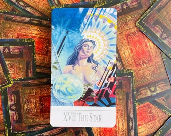 Seltenes Ananda Tarot 78 Karten Deck - Kosmisches Tarot