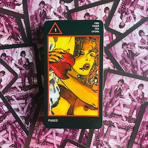 Manara Tarot 78 Karten Deck,Tarot,Tarot Karten,Tarot Deck,Tarot Karten Deck,78 Tarot Deck,Sexuelle Tarot,Erotik Tarot,Tarot für die Liebe,Liebe Tarot