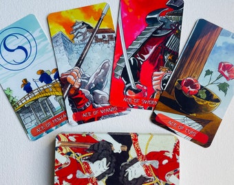 Samurai Tarot 78 Cards Deck - Rare Tarot - Etsy Australia