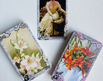 Vintage Lenormand 36+36 Cards Deck,lenormand,lenormand Deck