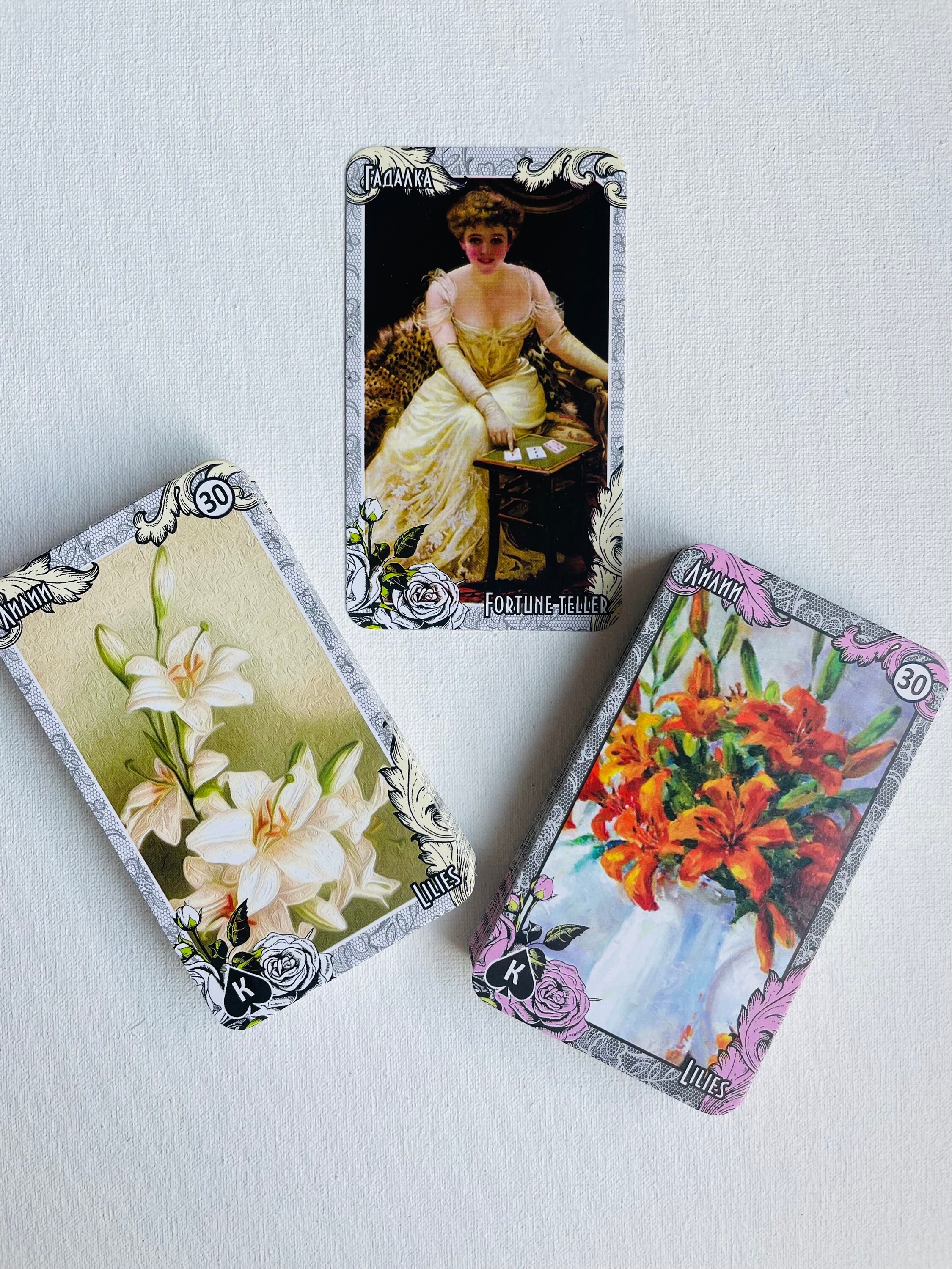 Vintage Lenormand 36+36 Cards Deck,lenormand,lenormand Deck