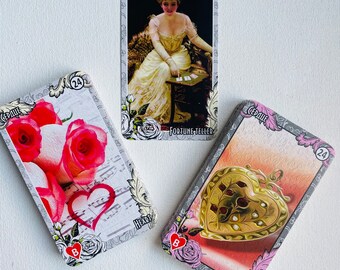 Vintage Lenormand 36+36 Cards Deck,lenormand,lenormand Deck