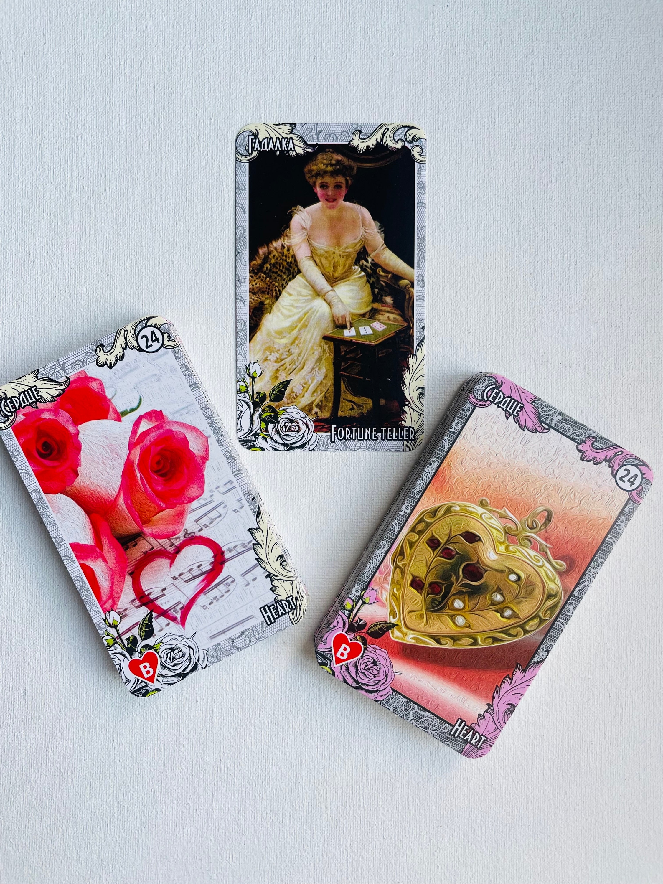 【即納】 Vintage Lenormand Deck Deck,lenormand,lenormand Cards 36+36 アート・デザイン・音楽