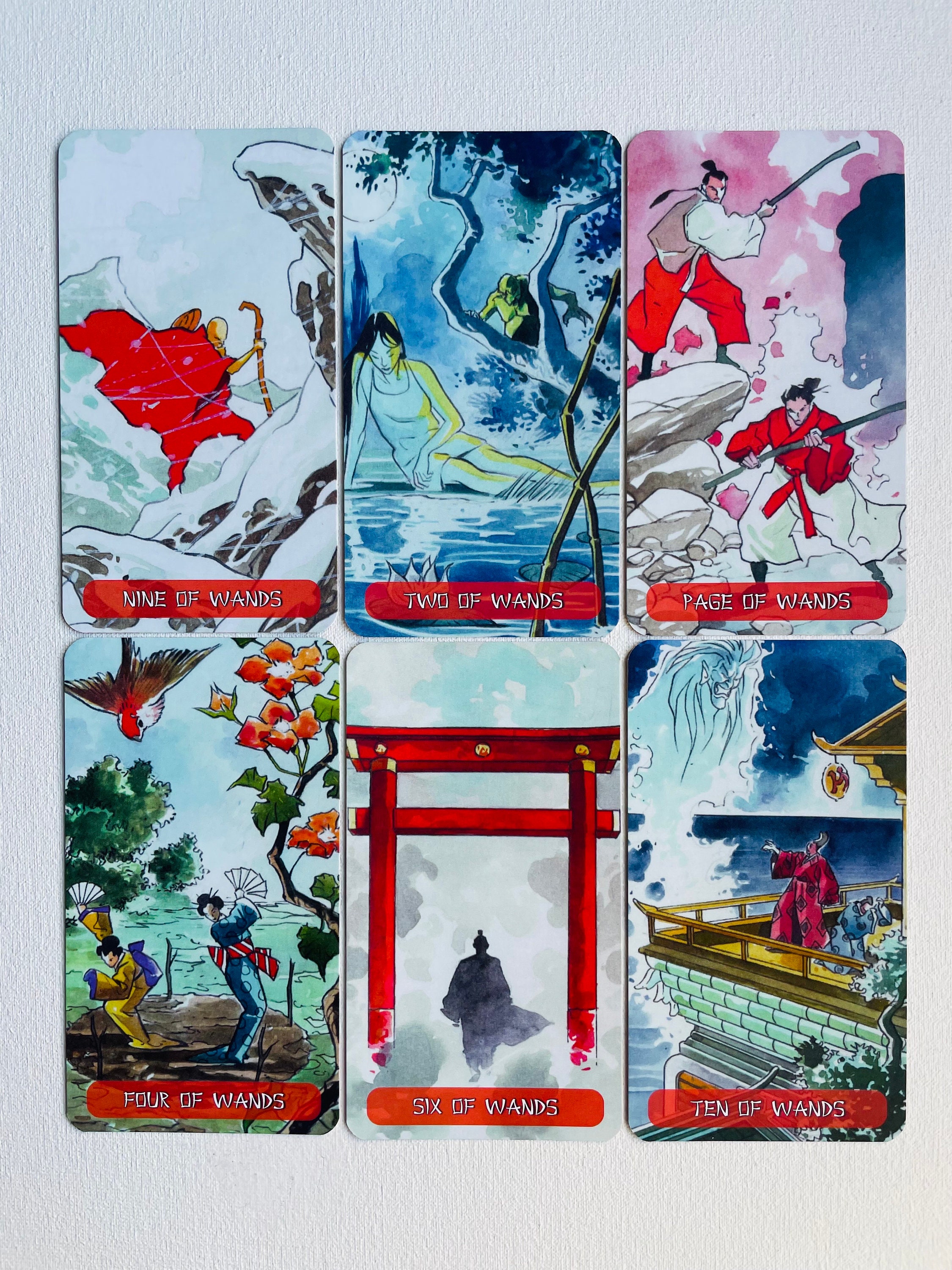 Samurai Tarot 78 Cards Deck - Rare Tarot - Etsy Australia