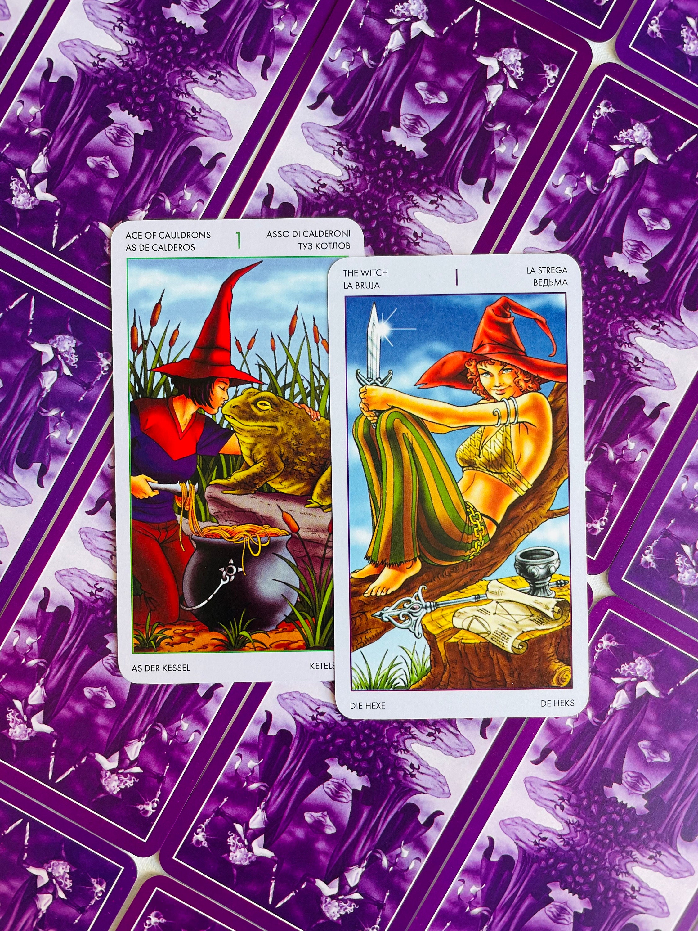 Rare Edition of the Witchy Tarot 78 Cards Deck - Teen Witch