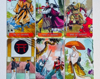 Samurai Tarot 78 Cards Deck - Rare Tarot - Etsy Australia