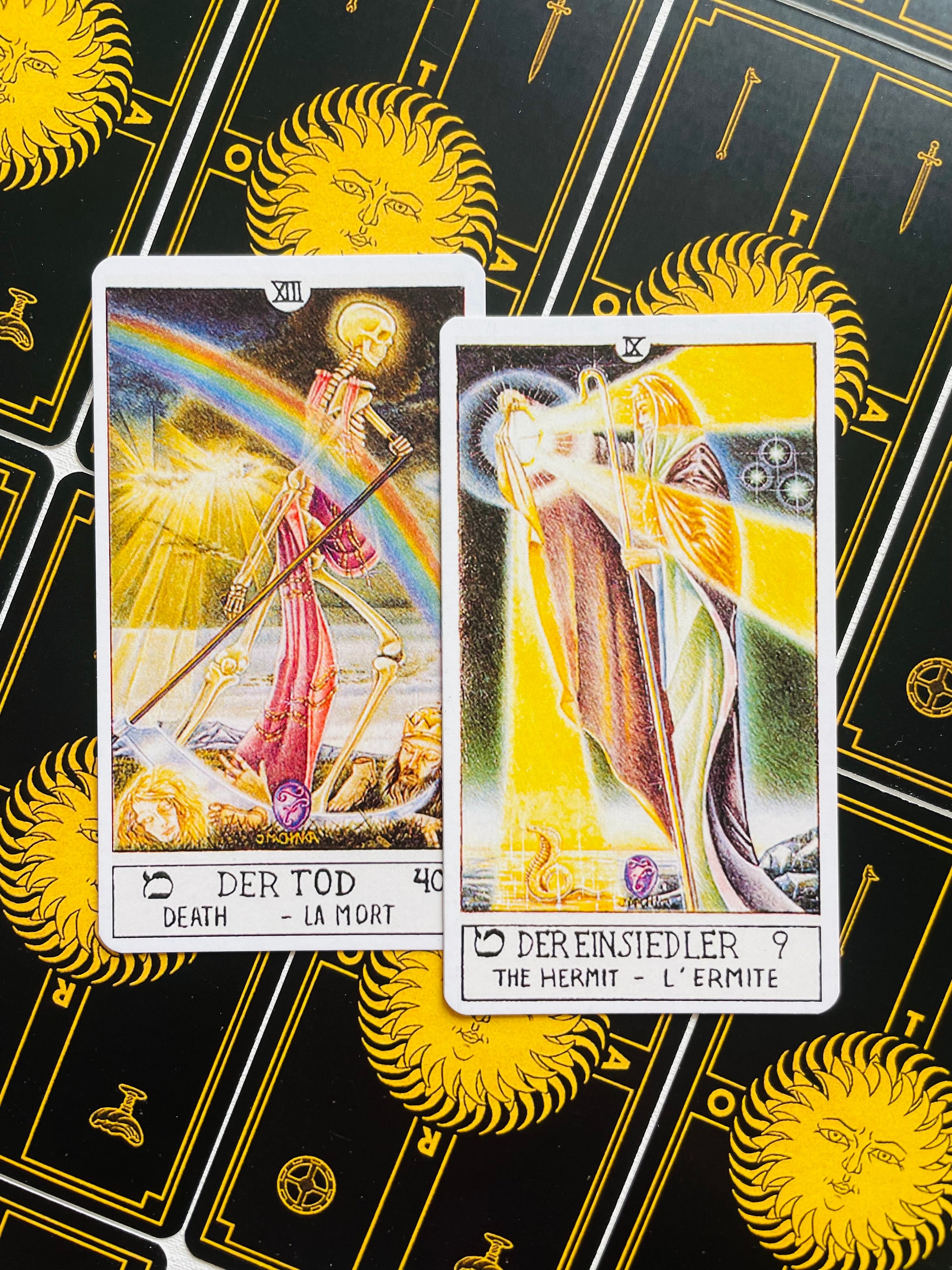 Rare Eclectic Tarot 78 Cards Deck - Kabbalah Tarot - Etsy