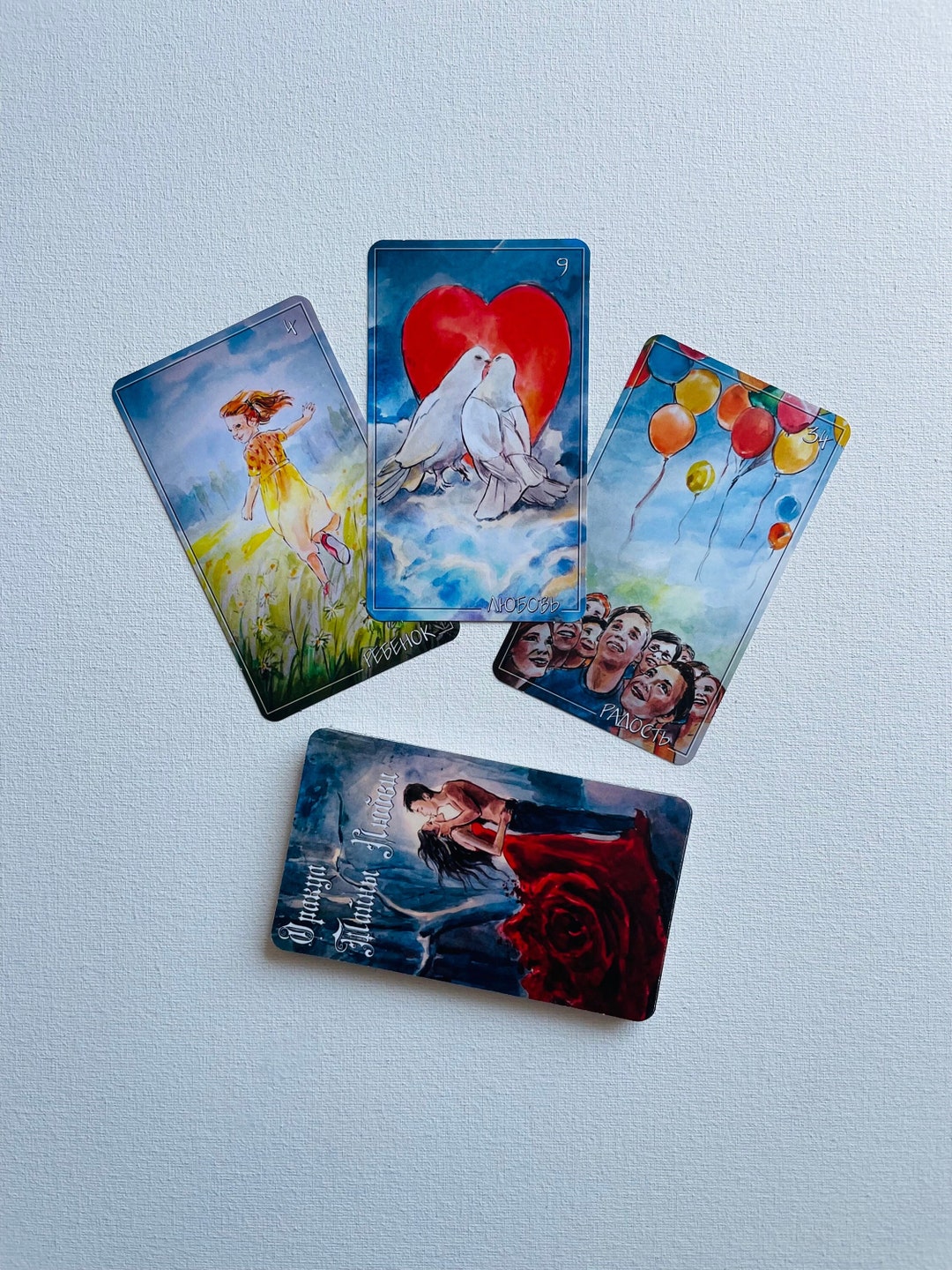 Secrets of Love 47 Oracle Cards Deck - Russian Oracle - Etsy