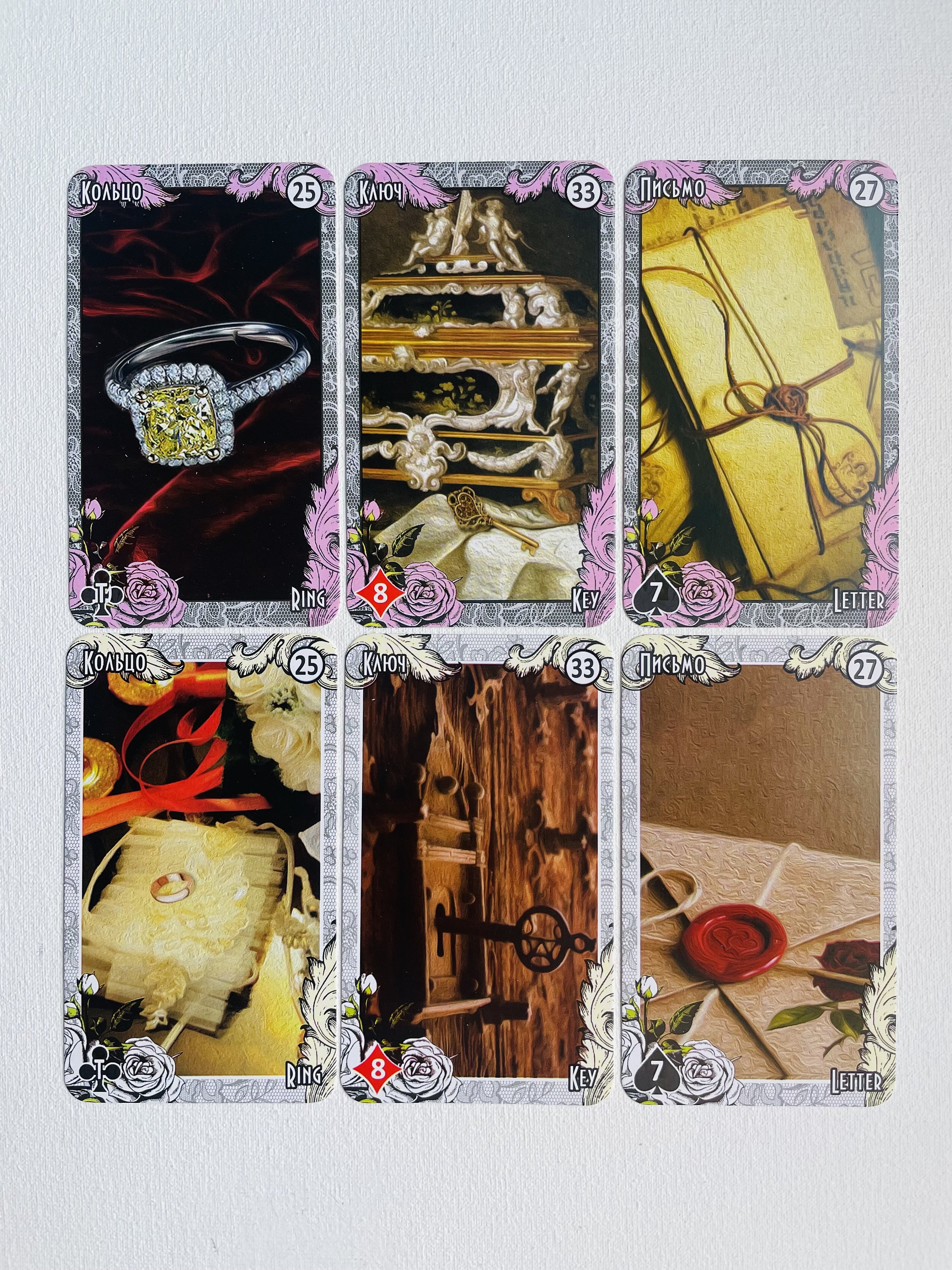 Vintage Lenormand 36+36 Cards Deck,lenormand,lenormand Deck