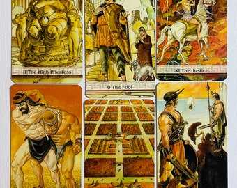 Rare Tarot of Atlantis 78 Cards Deck - Mythology Tarot - Etsy