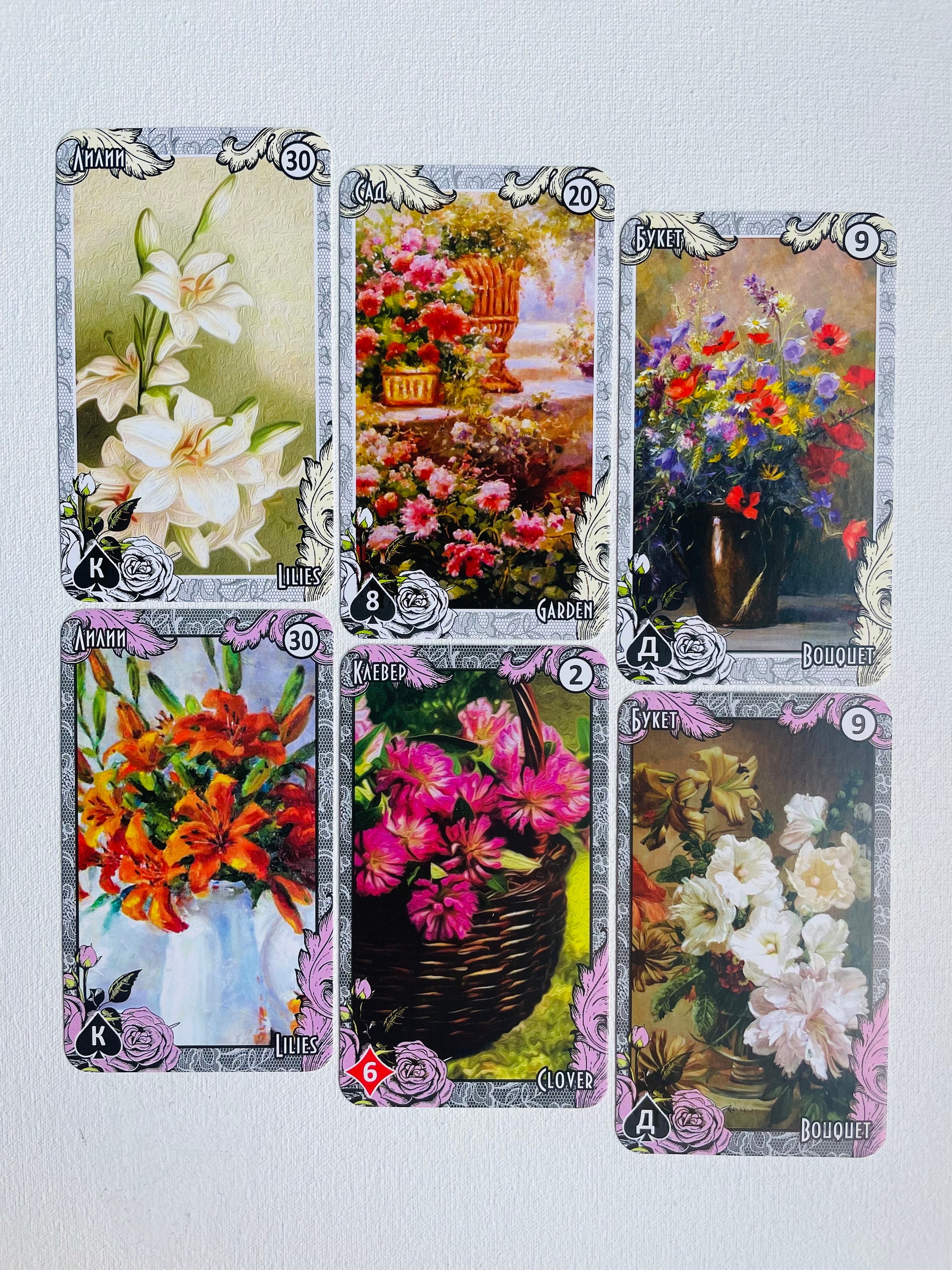 Vintage Lenormand 36+36 Cards Deck,lenormand,lenormand Deck