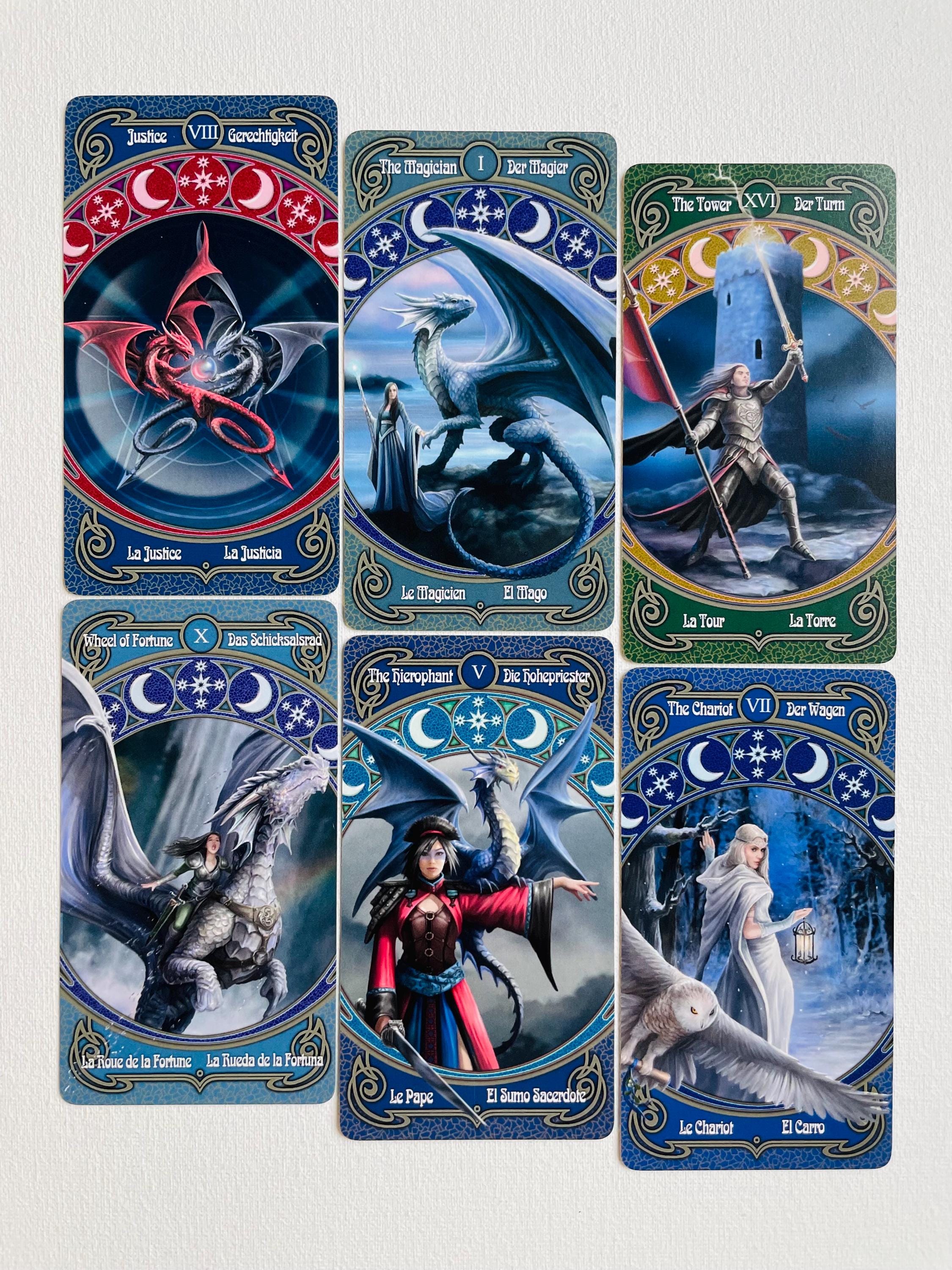 Legends Tarot by Anne Stokes 78 Cards Deck,tarot,tarot Cards