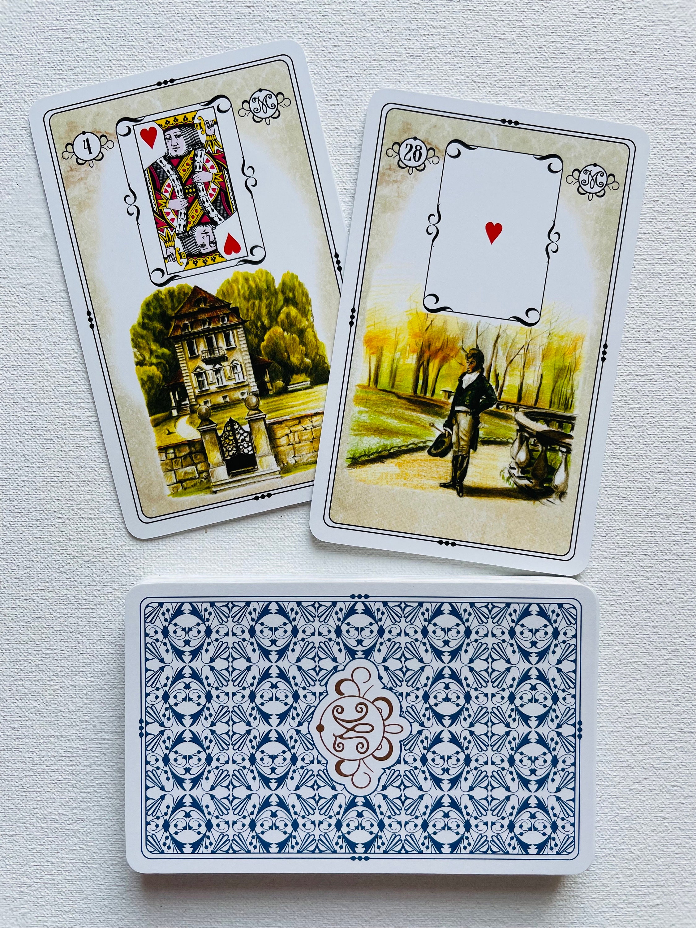 倫*様 ALMA LENORMAND CARD 36枚セット Lumiere Lenormand Deck, 36 Card Deck With Unique Border