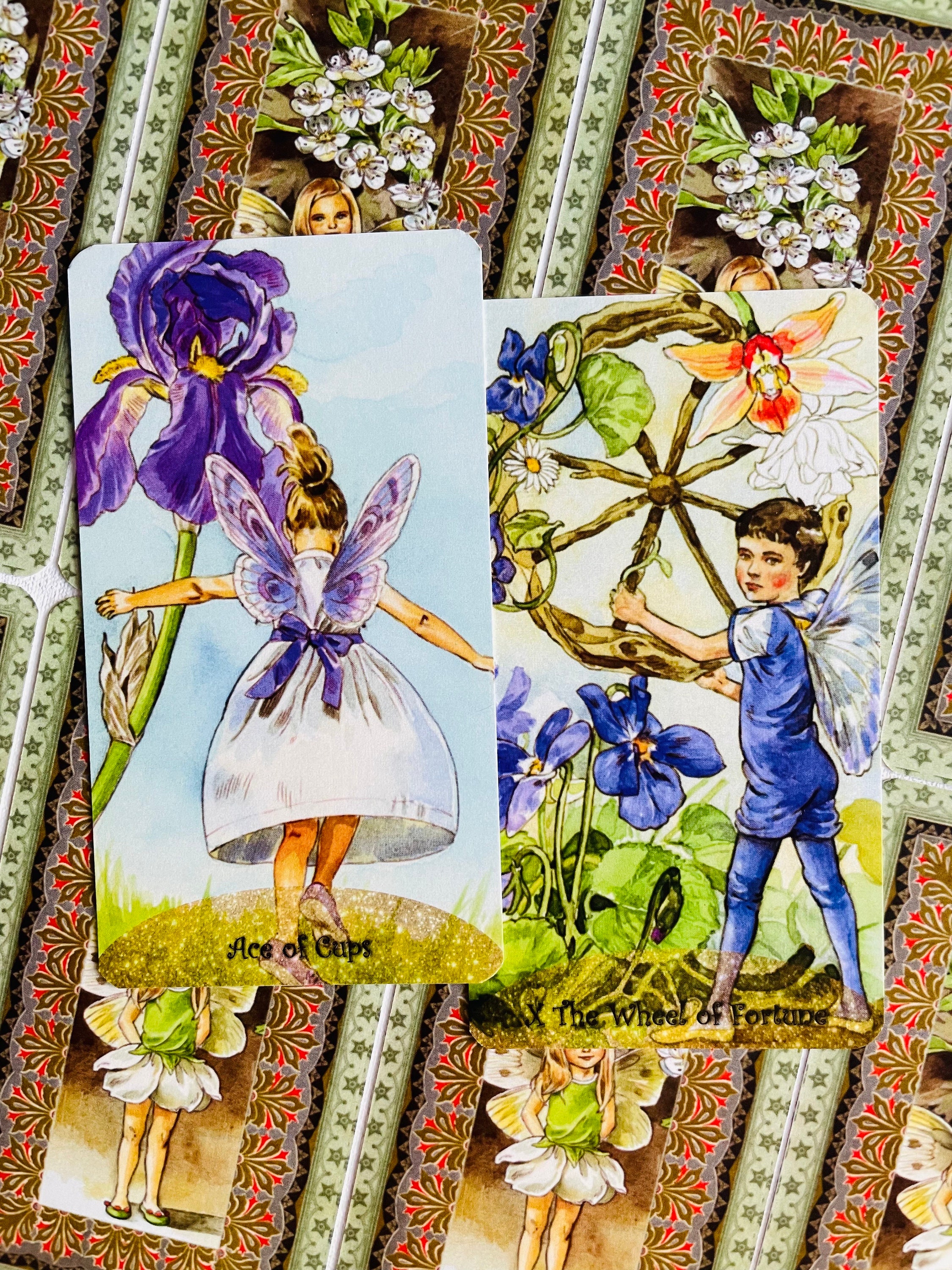 The Spirit of Flowers Tarot 78 Cards Deck,tarot,tarot Deck The Spirit of Flowers Tarot 78 Cards Deck,tarot,tarot Deck