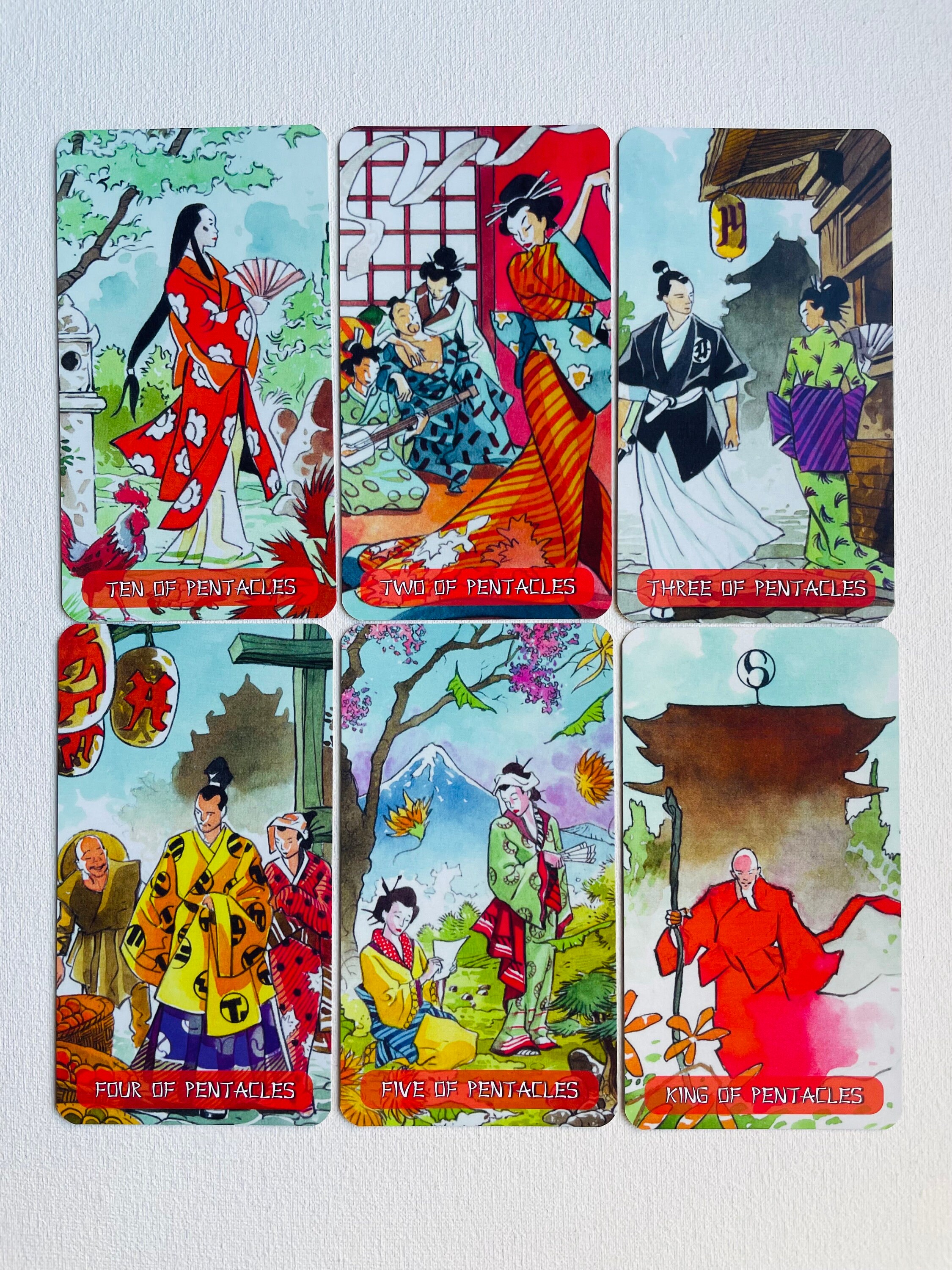Samurai Tarot 78 Cards Deck - Rare Tarot - Etsy Australia
