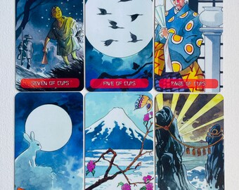 Samurai Tarot 78 Cards Deck - Rare Tarot - Etsy Australia