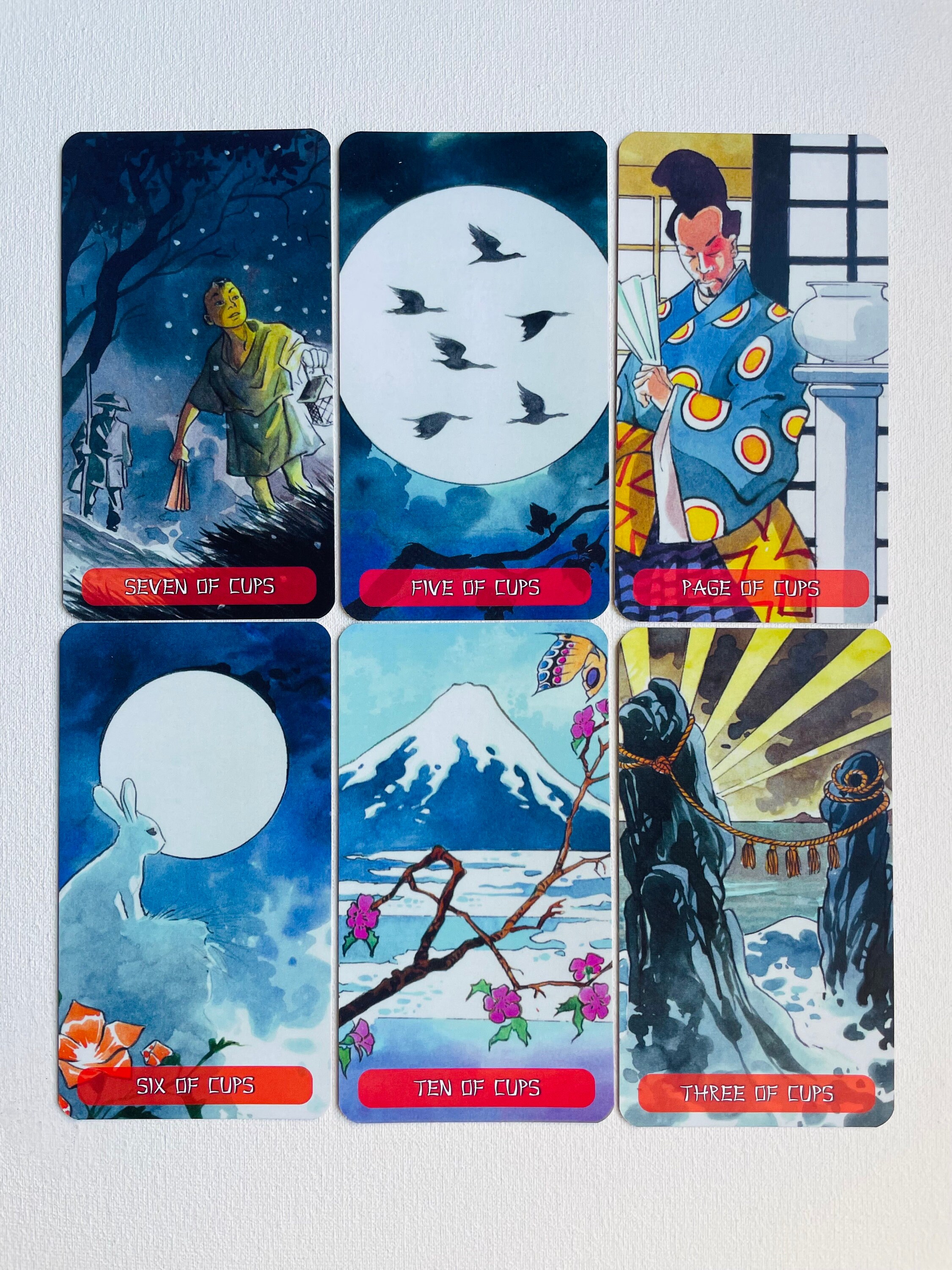 Samurai Tarot 78 Cards Deck - Rare Tarot - Etsy Australia
