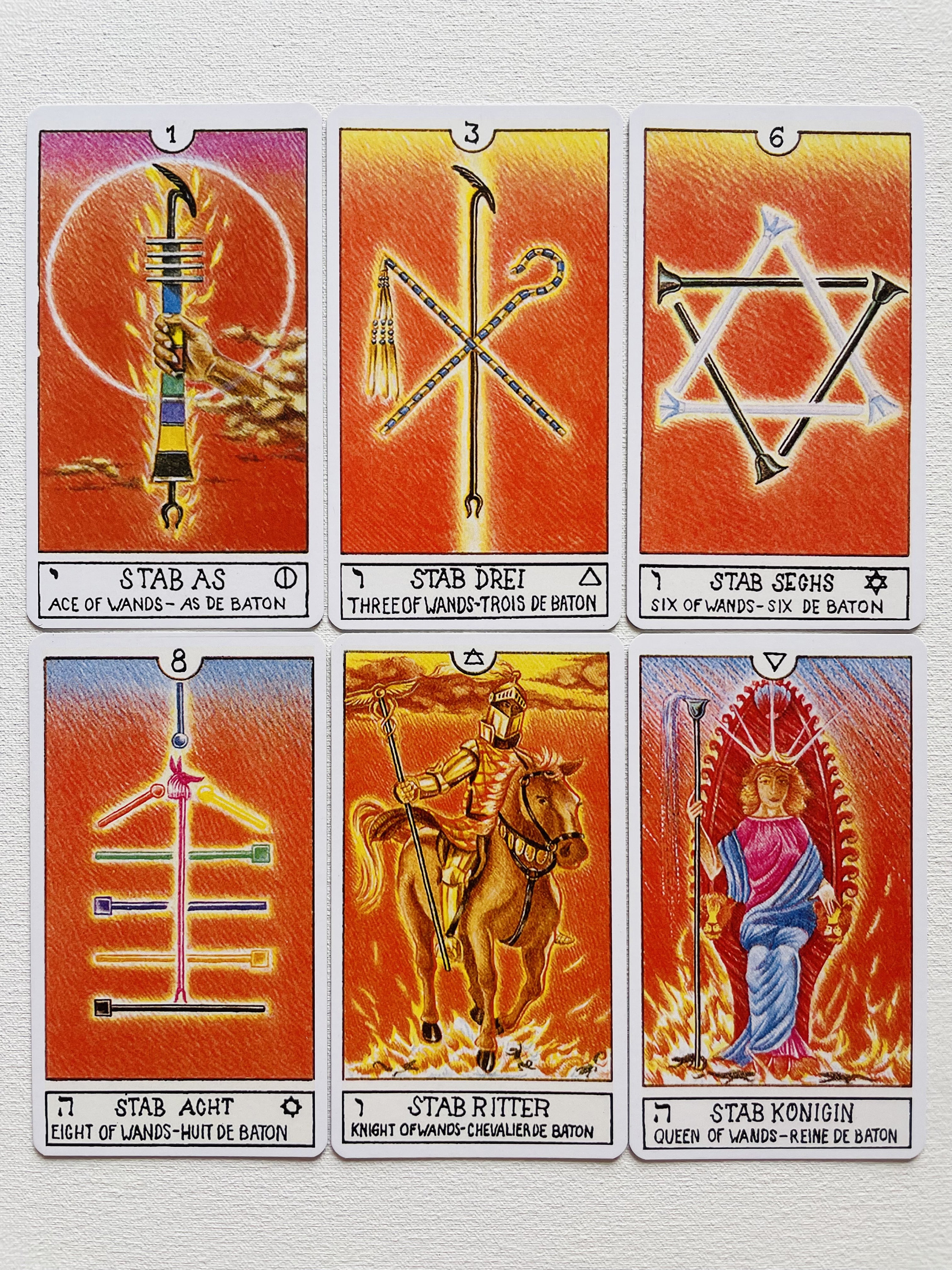 Rare Eclectic Tarot 78 Cards Deck - Kabbalah Tarot - Etsy