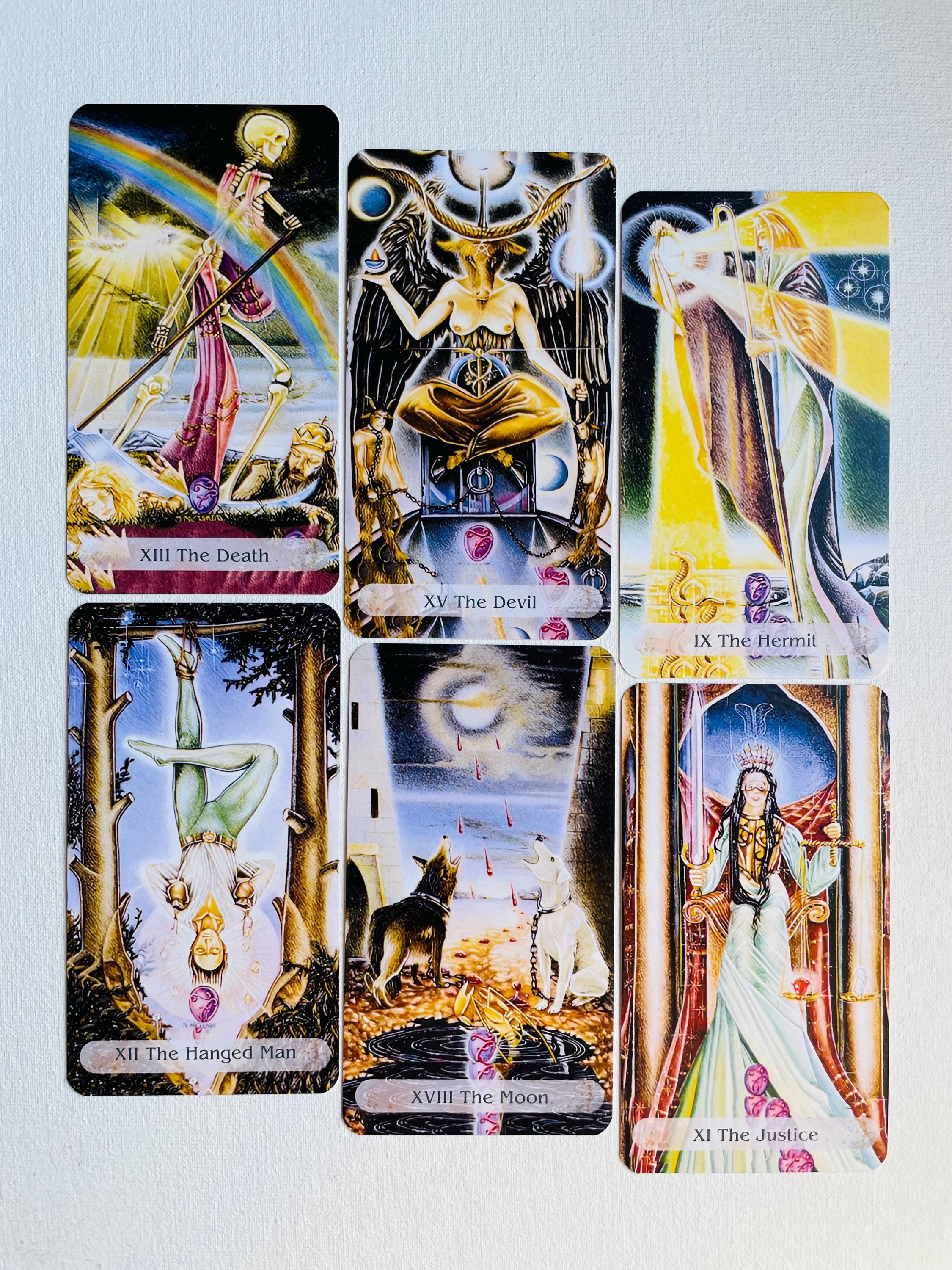 Rare Eclectic Tarot 78 Cards Deck - Borderless Version - Etsy