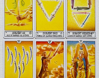 Rare Eclectic Tarot 78 Cards Deck - Kabbalah Tarot - Etsy