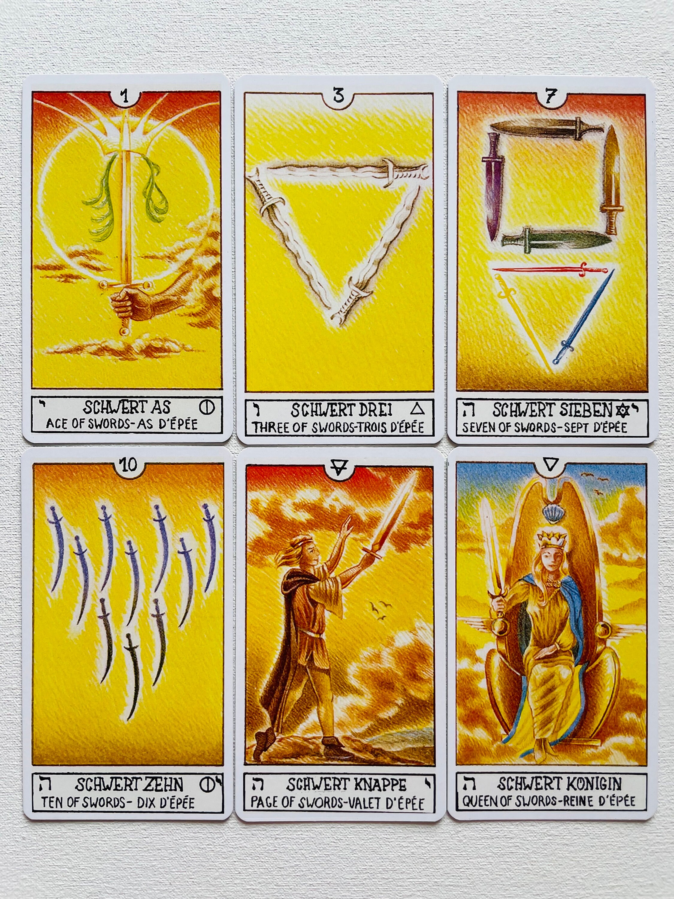 【タロット】Eclectic Tarot★ Rare Eclectic Tarot 78 Cards Deck - Kabbalah Tarot - Etsy