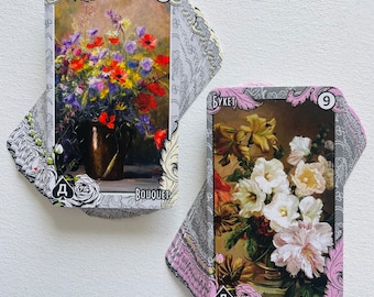 Vintage Lenormand 36+36 Cards Deck