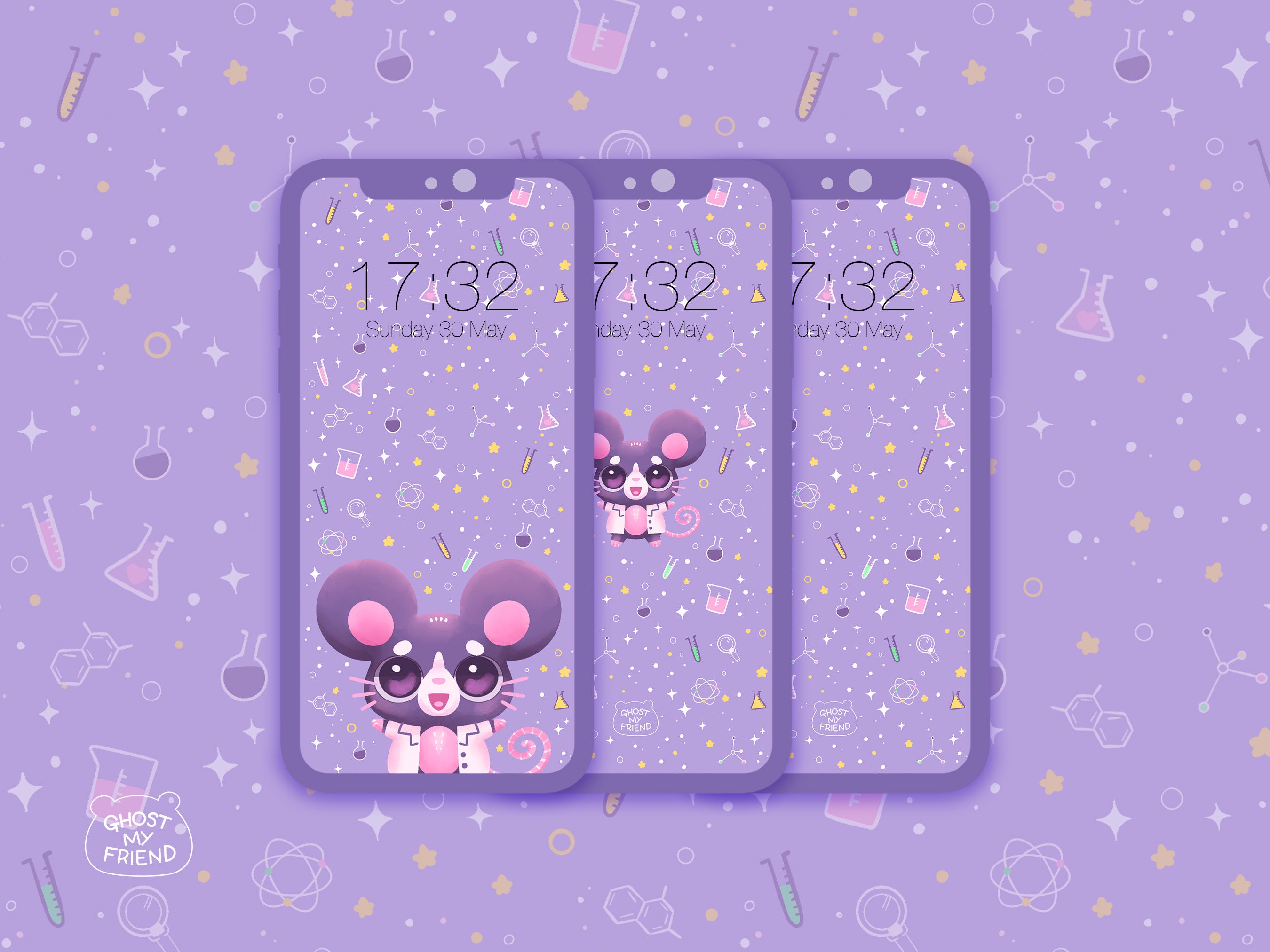 Cute Science Mouse Phone Wallpaper Lock Screen Instant - Etsy Cute Science Mouse Phone Wallpaper Lock Screen Instant - Etsy