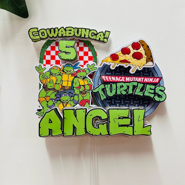 Ninja Cake Topper | Turtles Cake Topper | Cake Topper | Turtles Party | Ninja Birthday | Cake Topper