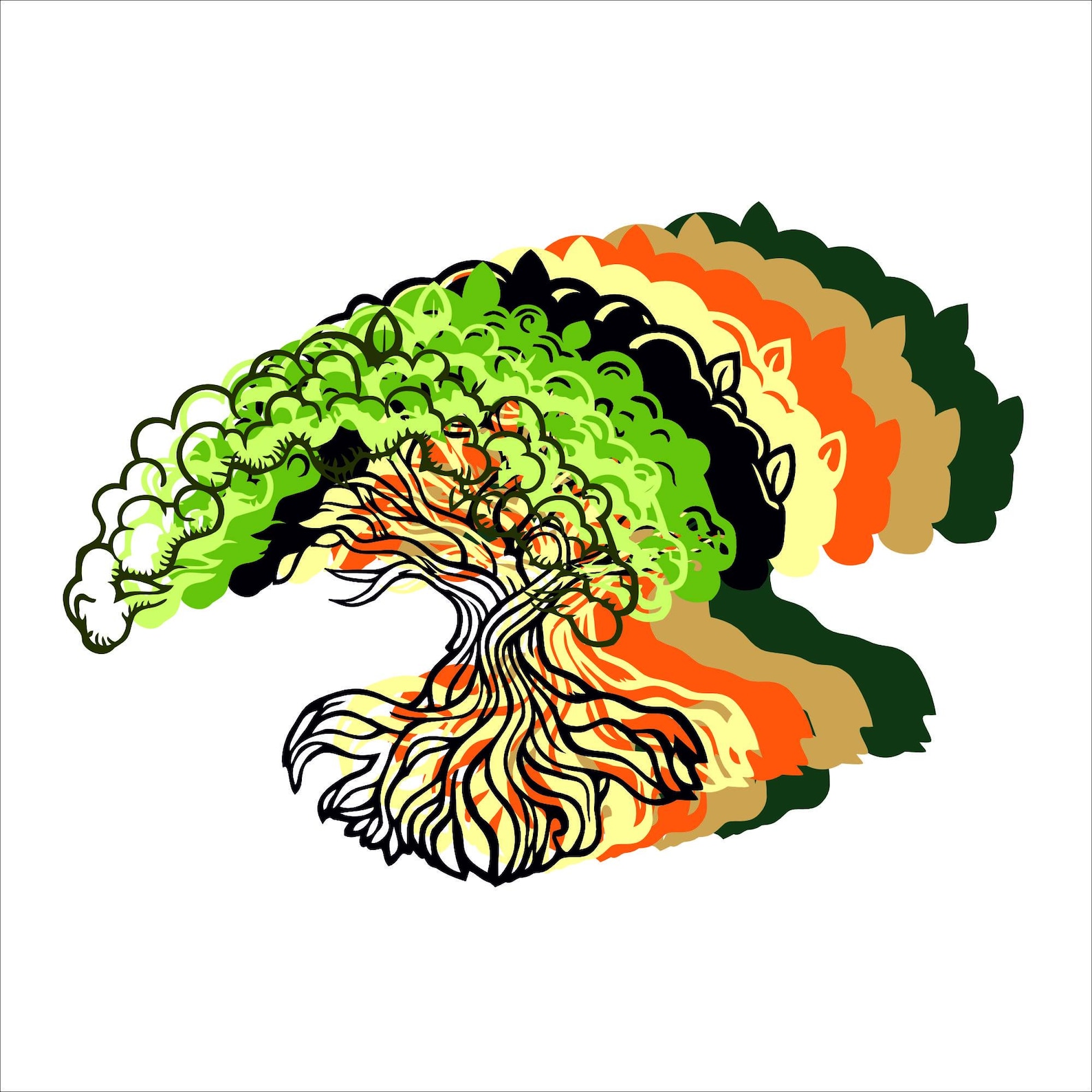 Tree of Life Multilayer SVG | 3D Layered Mandala Laser Cut Cricut File ...