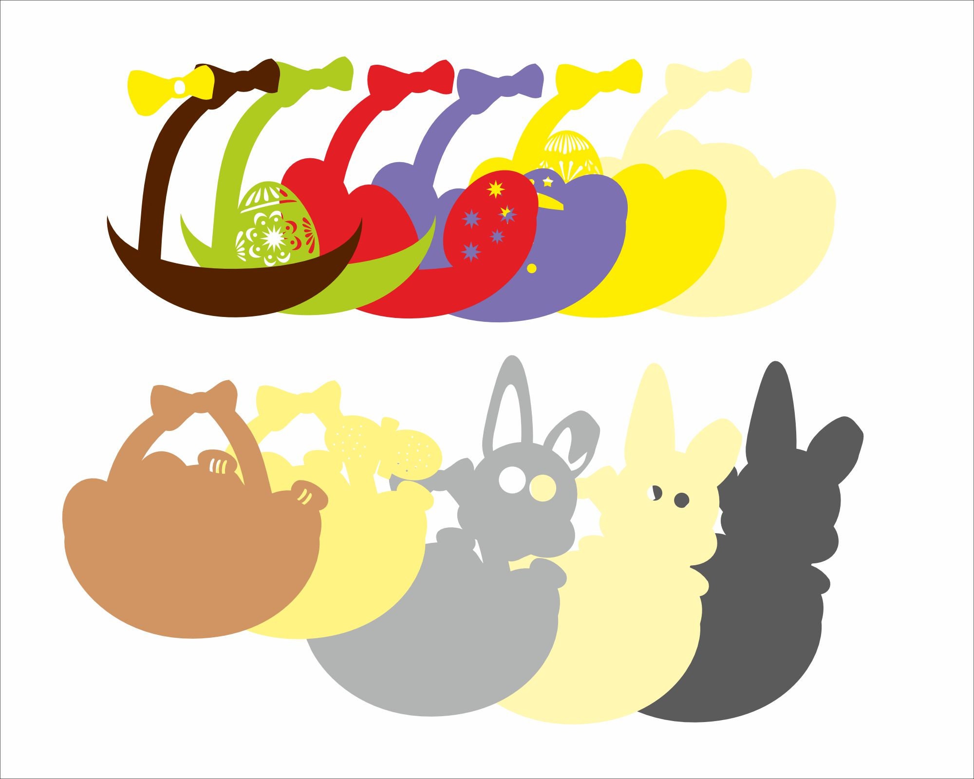 Easter Basket Multilayer SVG | 3D Layered Mandala Laser Cut Cricut CNC ...