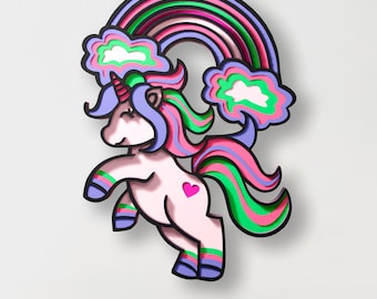 Unicorn Multilayer SVG Files For Cricut Projects, 3D Layered Laser Cut Files for Wood Gift, Mandala SVG for 3d Wall Art, Shadow Box Svg File